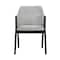Armen Living Westmont and Renzo Gray and Black 5 Piece Dining Set SETWEDI5REBLGR - alternate 4